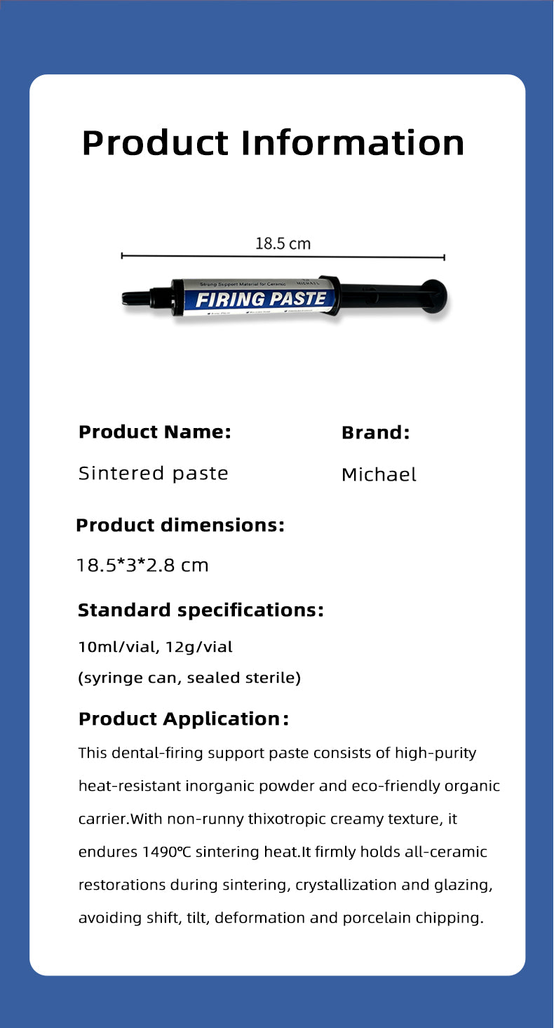 dental firing paste