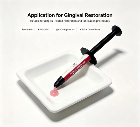 Resina gingival fotopolimerizable dental