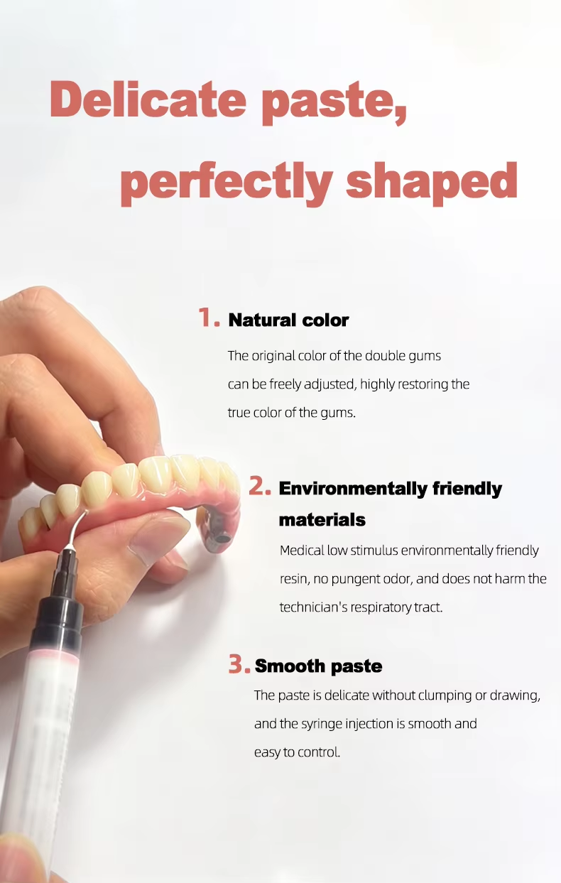 Dental Light-Cured Gingival Resin