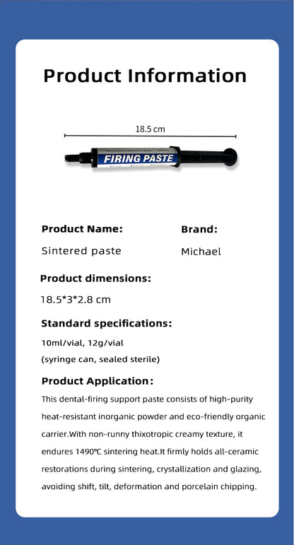dental firing paste