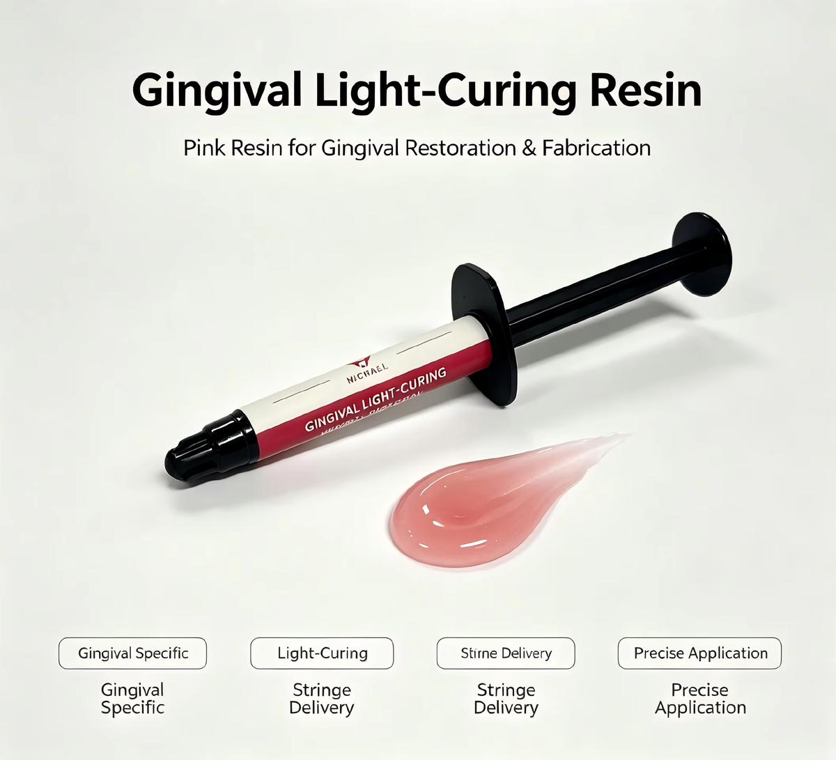 Dental Light-Cured Gingival Resin