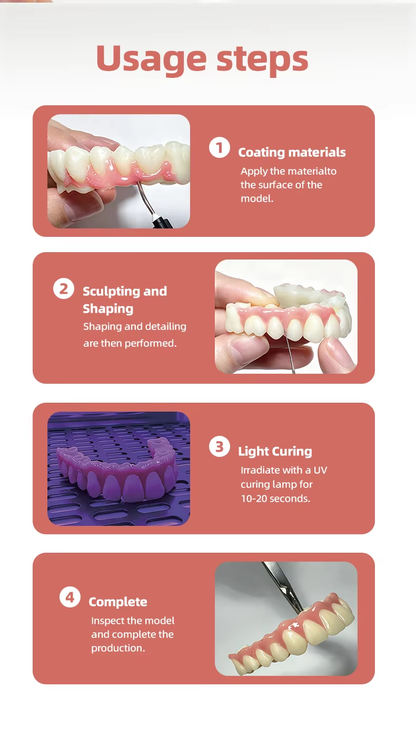 Dental Light-Cured Gingival Resin